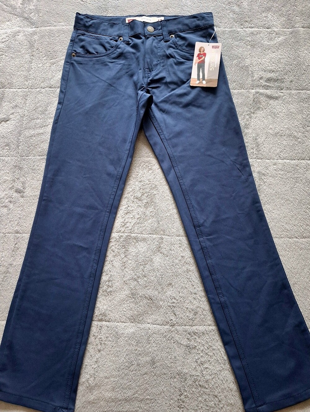 Levi’s - Boys 511 Slim Pants Size 12 Navy Blue NWT